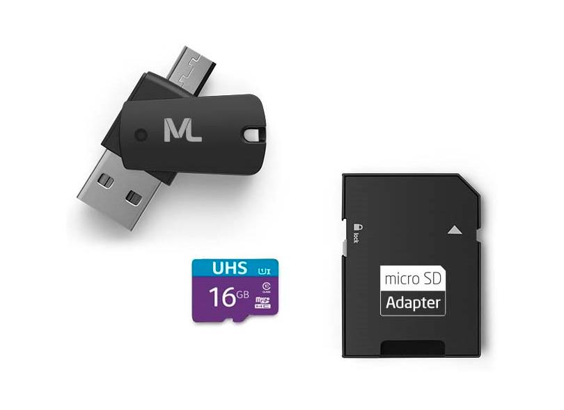 Cartão de Memória Micro SD com Adaptador Multilaser 16 GB MC150