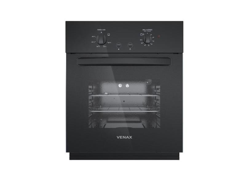 Forno De Embutir A Gas Venax 50l Giii Totale Nero 127v Totale Nero GIII 50L