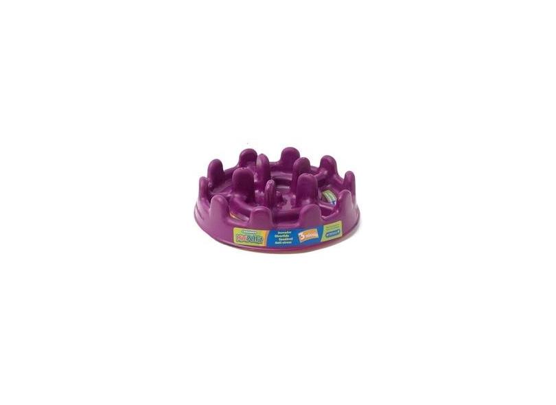 Comedouro Interativo Pet Games Pet Fit Lento - roxo