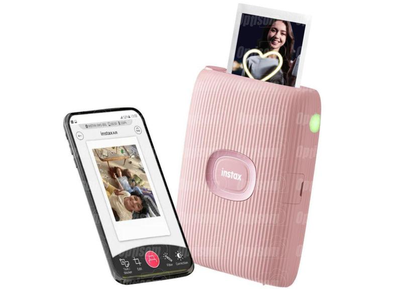 Impressora Bluetooth Fujifilm Instax Mini Link 2 Soft Pink Para Smartphone