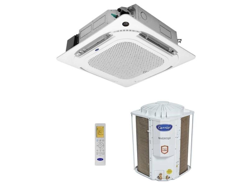 Ar Condicionado Split Cassete Carrier 4 Vias 28000 btus Frio Inverter 220V 38TVCD28515MC