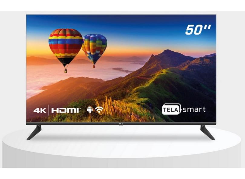 Smart TV LED 50" HQ 4K HDR HQSTV50NK 3 HDMI com o Melhor Preço é no Zoom