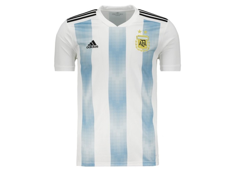 Camisa Torcedor Argentina I 2018 sem Número Adidas