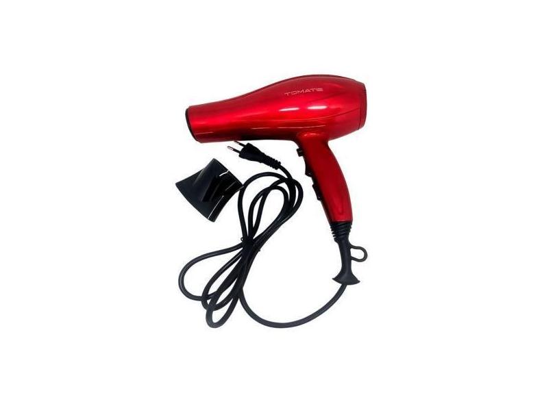 Secador De Cabelo 110V Tomate 2 Velocidades Profissional