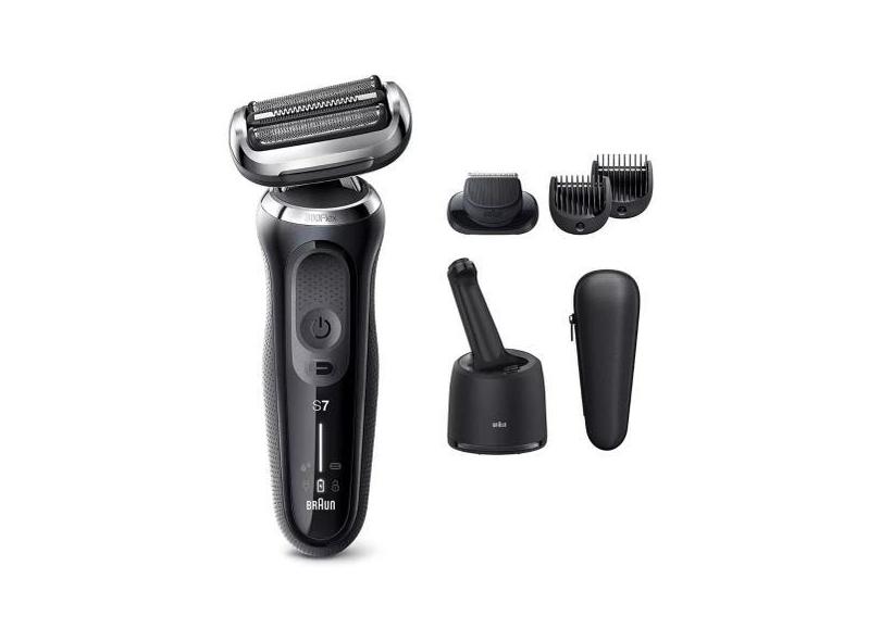 Braun Barbeador Series 7 7075cc 360 Flex Com Aparador Barba