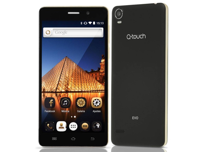 Smartphone Q.touch 8GB EVO Q09 2 Chips Android 5.1 (Lollipop) 3G Wi-Fi
