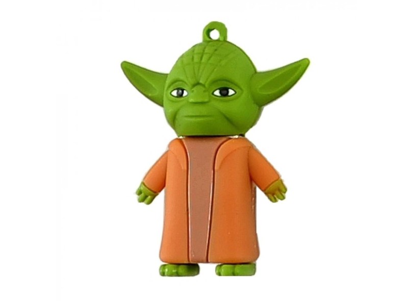 Pen Drive Importado 8 GB USB Star Wars Mestre Yoda