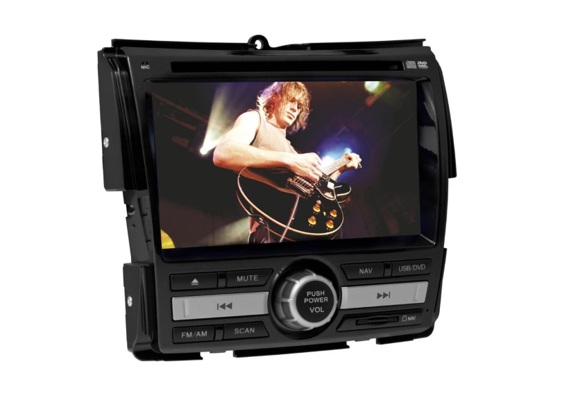 Central Multimídia Automotiva H-Buster Tela TouchScreen 6,5 " USB Bluetooth GPS TV Digital HBO-8912HO