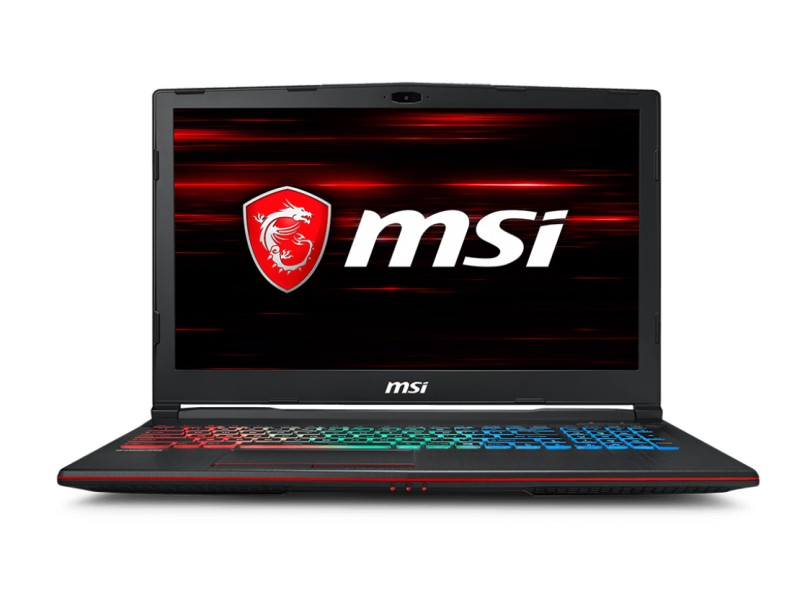 Notebook MSI Intel Core i7 8750H 8ª Geração 32 GB de RAM 500.0 GB 15.6 " GeForce GTX 1060 Windows 10 GP63