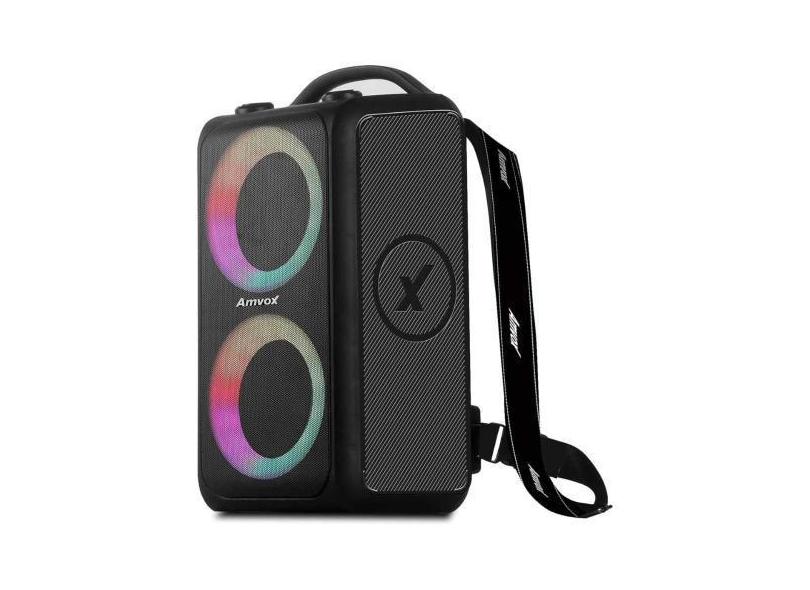 Caixa de Som Amvox Bluetooth ACA 600 BagVox Preto - Bivolt