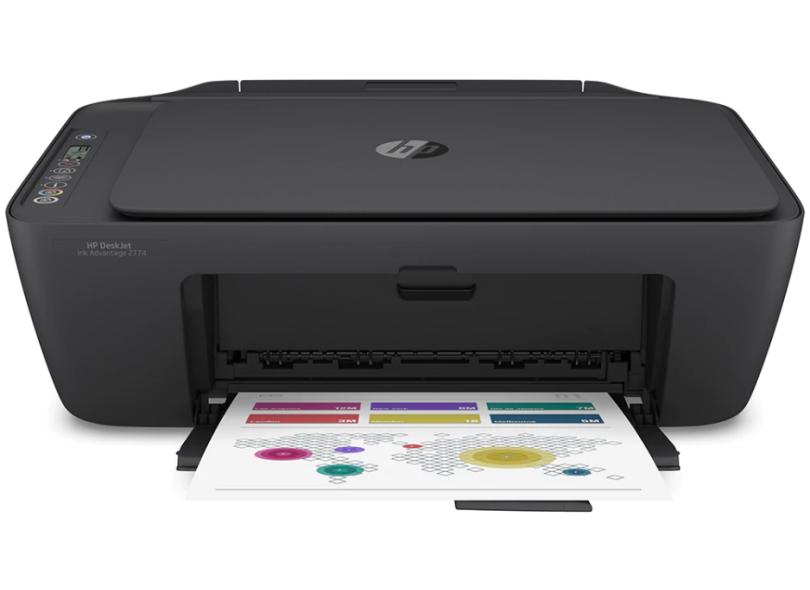 Impressora Multifuncional HP Ink Advantage 2776 Jato de Tinta Colorida Sem Fio