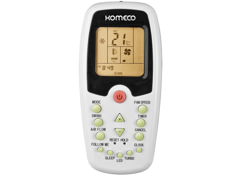 Ar Condicionado Split Hi Wall Komeco Ambient 12.000BTUs Quente/Frio ABS 12QC