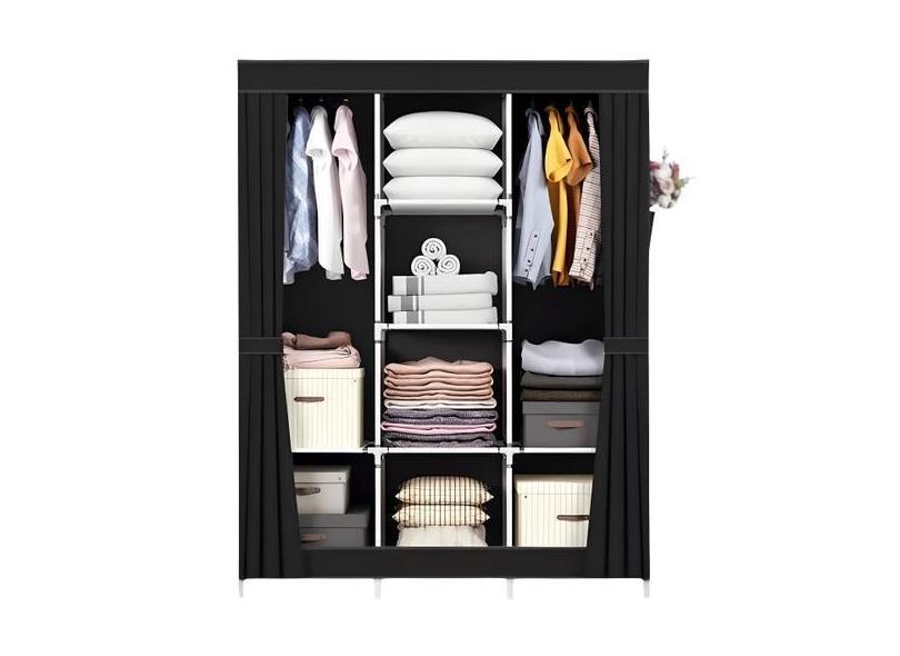 Guarda Roupa Dobrável 2 Portas Armário Para Organizar Roupas - Metapar ...