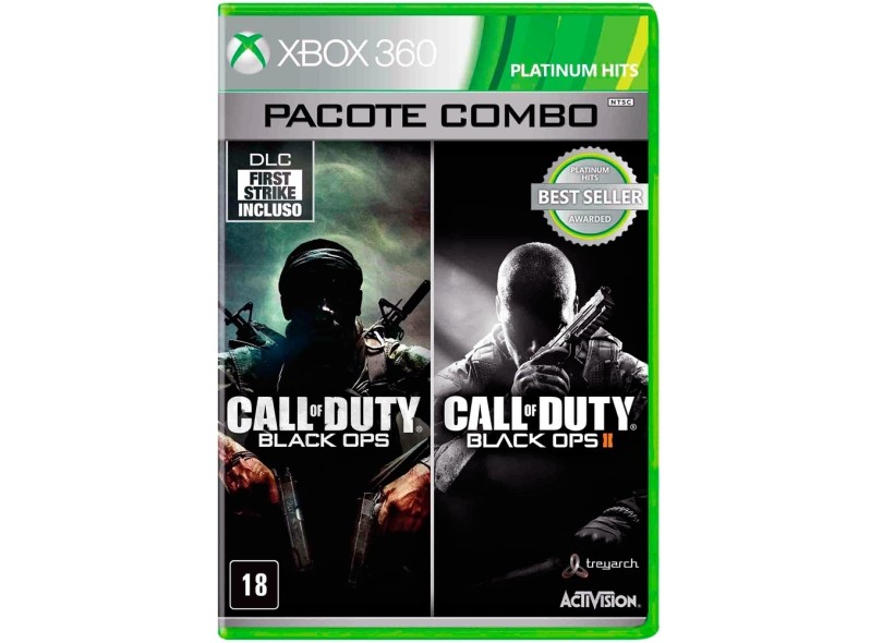 Jogo Combo Call of Duty Black Ops e Black Ops II Xbox 360 Activision
