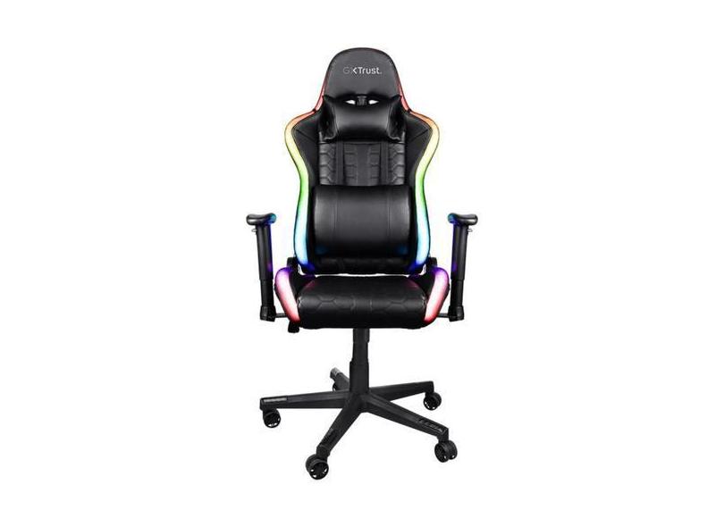 Cadeira Gamer Trust Gxt716 Rizza Rgb 23845 Ajustável Preto - Vila Bras