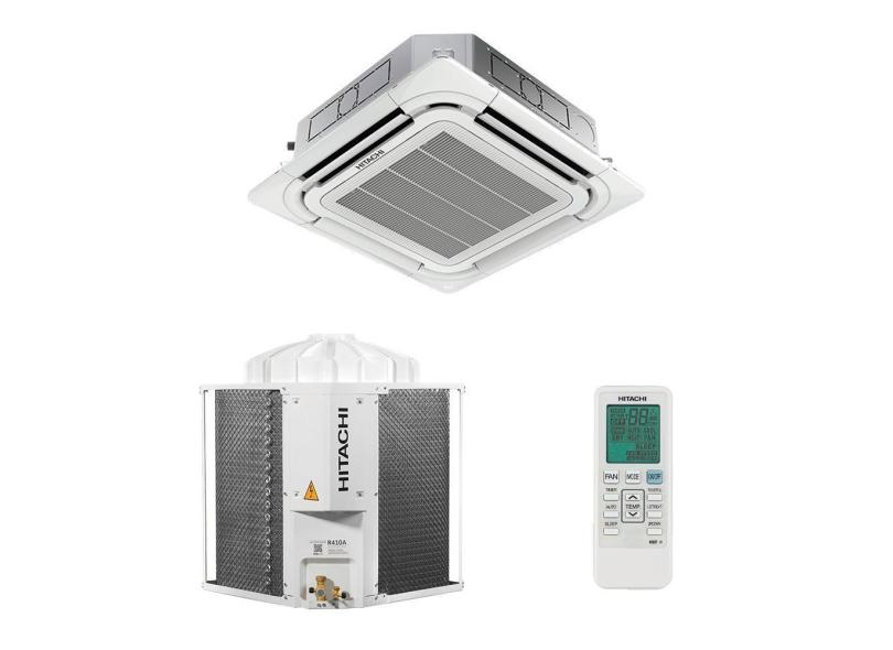 Ar Condicionado Split Cassete Air Core 500 Hitachi 4 Vias 55.000 Btus Frio 220V