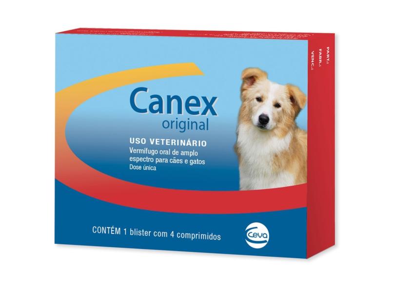 Canex Original c/4 Comprimidos Ceva em Promoção é no Buscapé