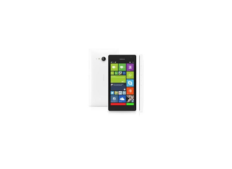 Smartphone Nokia Lumia 730 Câmera 6,7 MP 2 Chips 8GB Windows Phone 8.1 Wi-Fi 3G