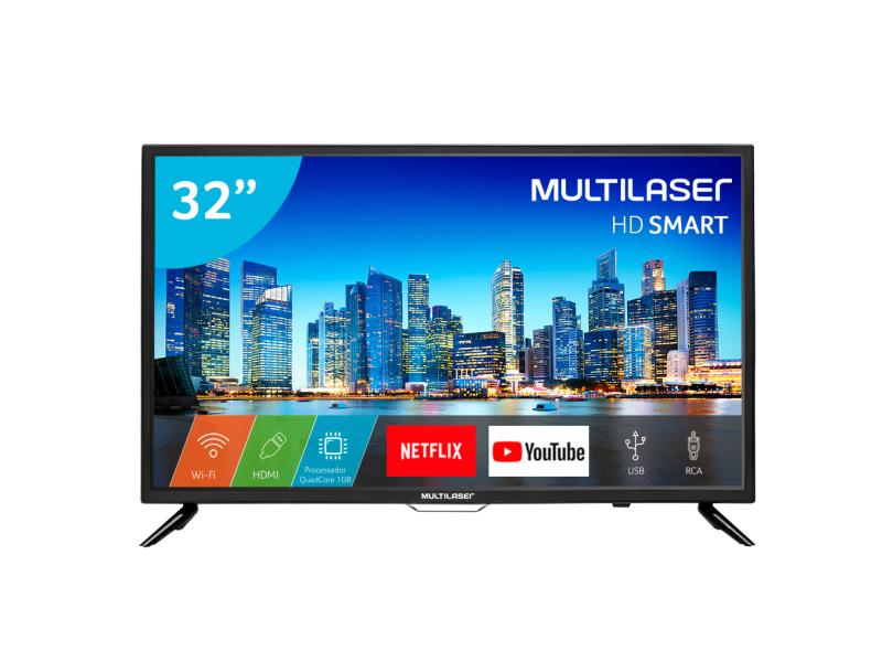 Smart TV TV LED 32 " Multilaser Netflix TL006 2 HDMI