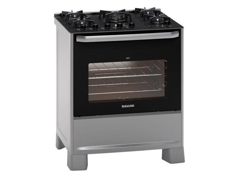 Fog o Mesa De Vidro 5 Queimadores 220v Best Grill Cinza