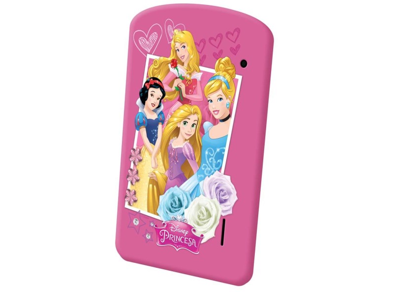 Tablet Tectoy Princesas 8.0 GB LCD 7 " Android 4.4 (Kit Kat) TT-4300
