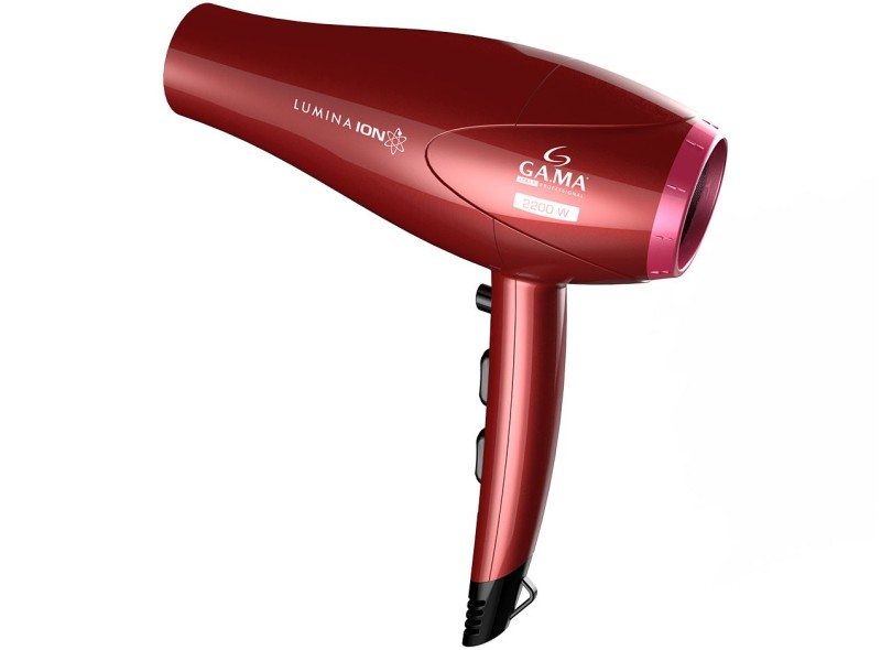 Secador de Cabelo Profissional com Ar Frio Emissão de Íons 2200 Watts - Ga.Ma Italy Lumina Ion