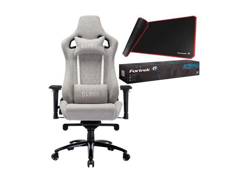 Kit Cadeira Gamer Encosto Reclinável Alto Conforto Ergonômica Apoio  L