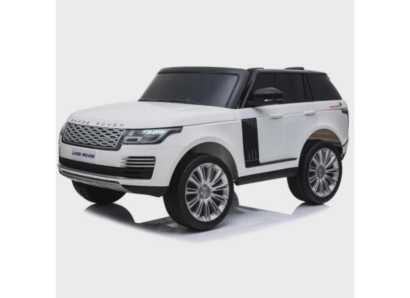 Mini Carro Elétrico Infantil 24V Range Rover Homologado Controle Branco Brinqway Bw-122br