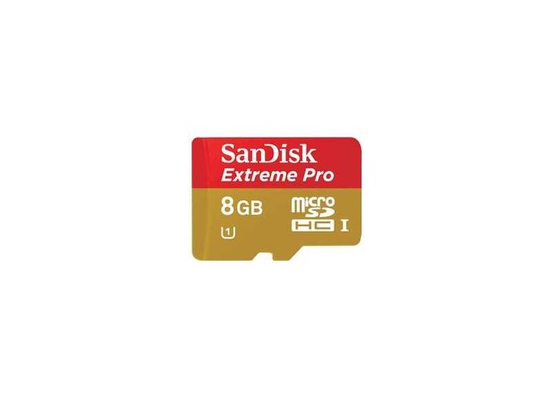 Cartão de Memória Micro SDHC-I SanDisk Extreme Pro 8 GB SDSDQXP-008G