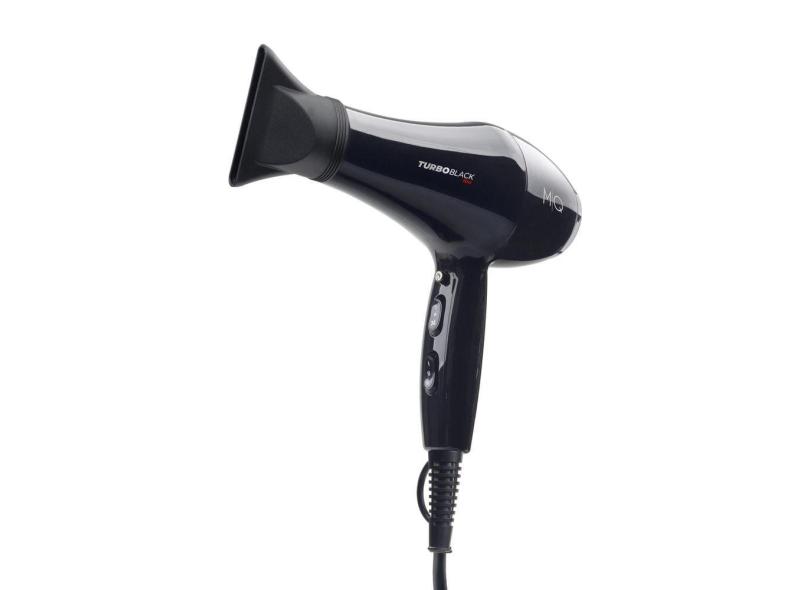 Secador De Cabelo Profissional Mq Turbo Black 2400W - 127V