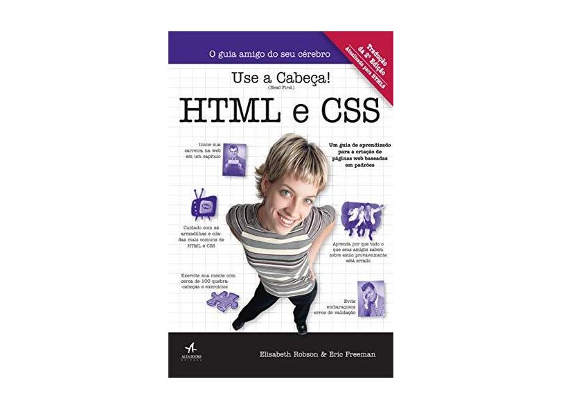 Use a Cabeça! HTML e CSS - Capa Comum - 9788576088622