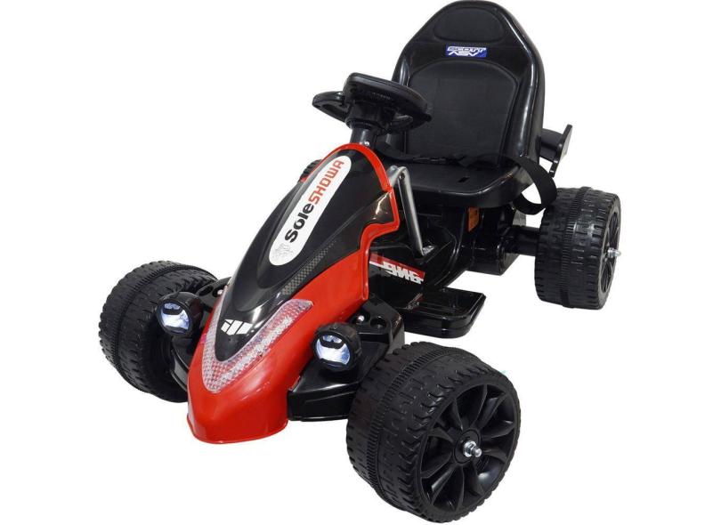 Carrinho Mini Kart Elétrico Infantil 6V Carro Car Criança Função Frente e Ré Brinqway Bw-220