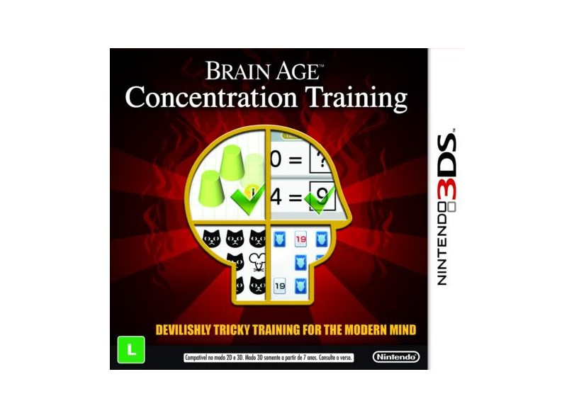 Jogo Brain Age: Concentration Training Nintendo 3DS