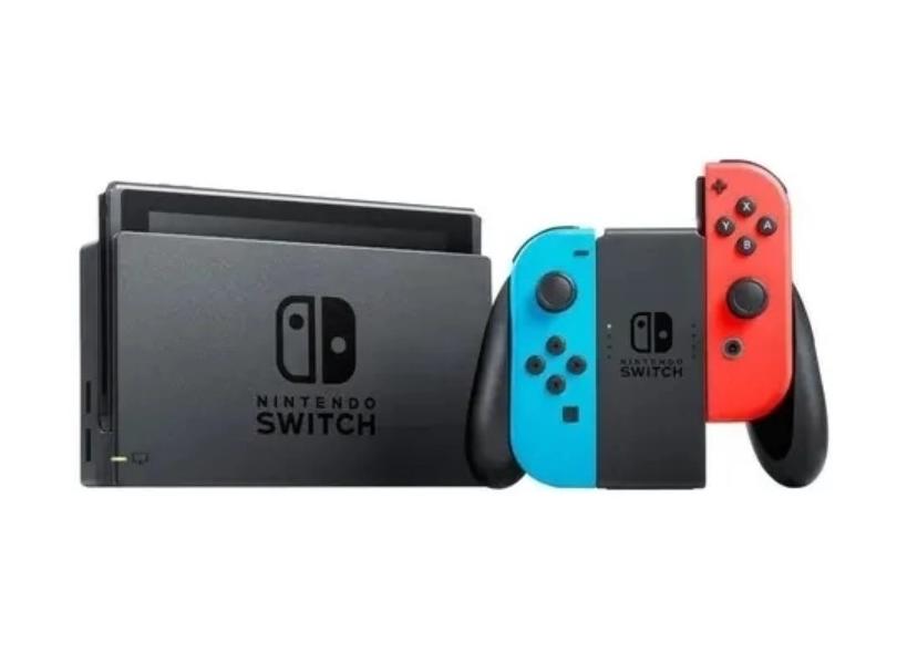 Nintendo Switch OLED 64GB Standard cor branco e preto