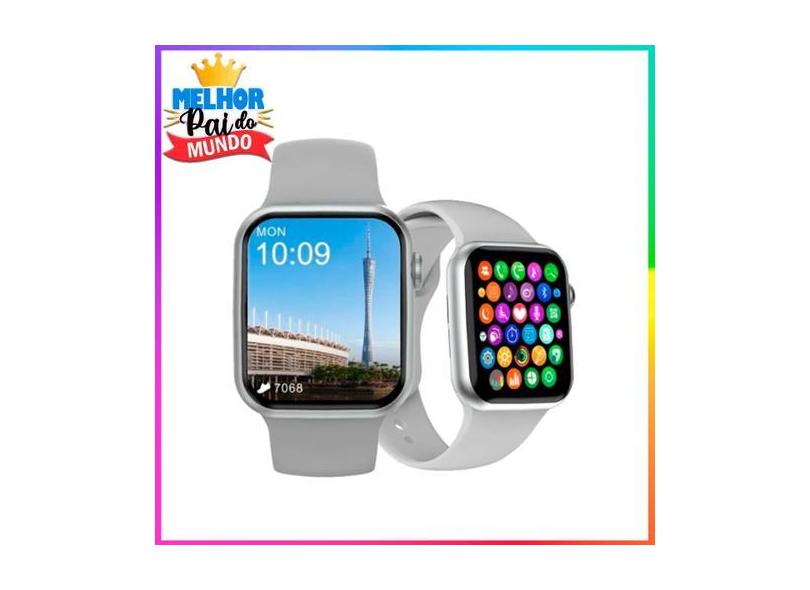 Relógio Smartwatch Presente para Paizão Preto Serie 9 Branco Faz e Rec
