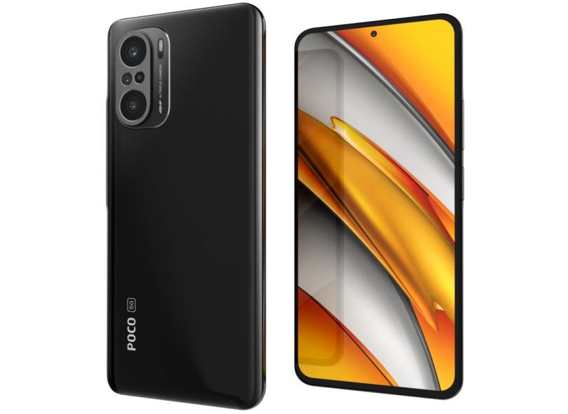 Smartphone Xiaomi Pocophone Poco F3 5G 256GB Câmera Tripla com o