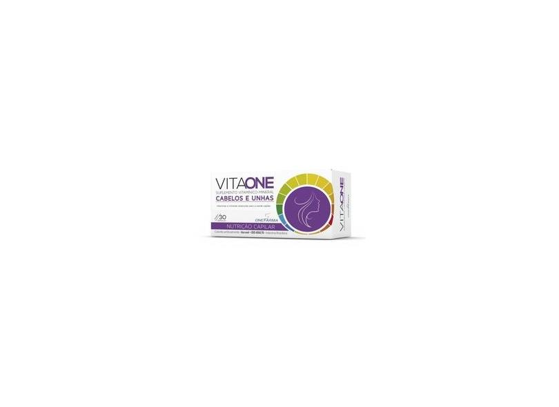Vita One Suplemento Vitamínico cabelos e unhas 30 Cápsulas em Promoção ...