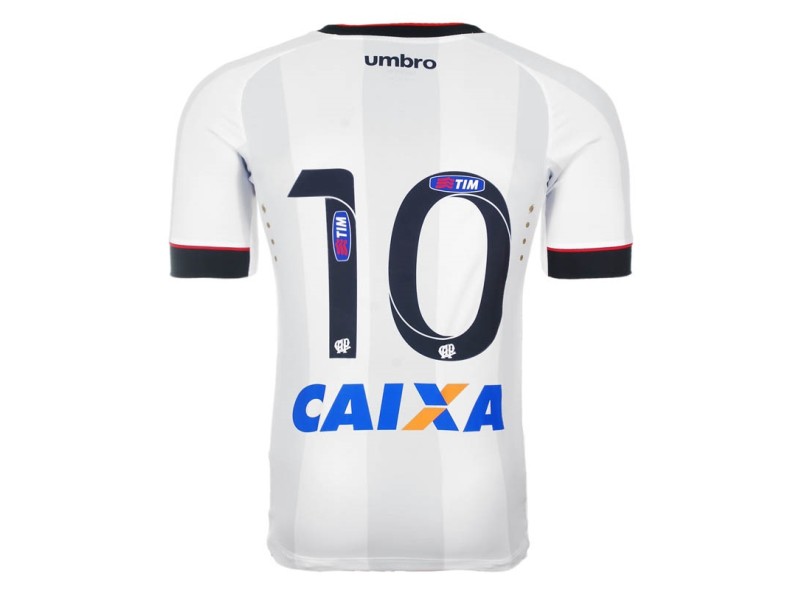 Camisa Torcedor Atlético Paranaense II 2015 com Número Umbro