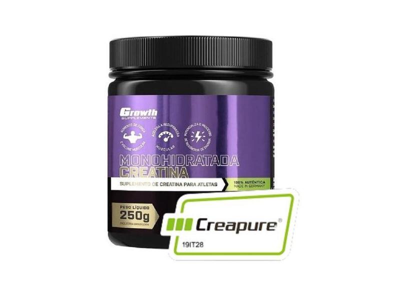 Creatina Creapure Growth Supplements 250G Original