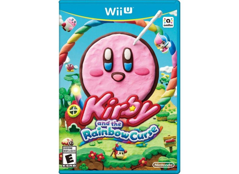 Jogo Kirby and the Rainbow Curse Wii U Nintendo