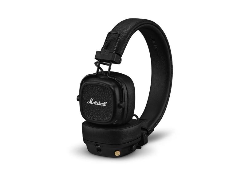 Fone de ouvido Bluetooth Marshall Major V On-Ear Preto