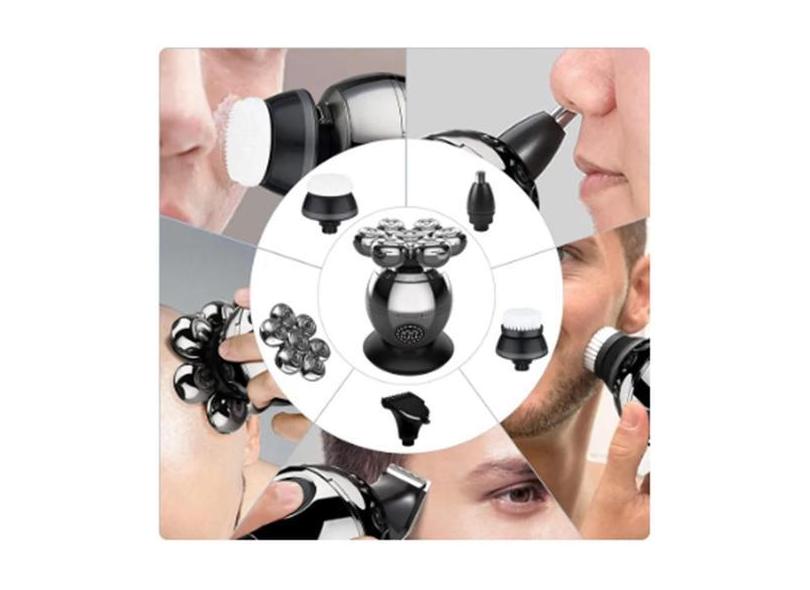 Cortador 6 Em 1 Barber 1.7D Display Led Corta Barba Cabelo - A.R Varie