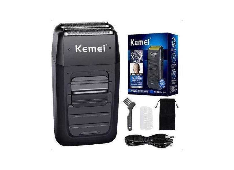 Barbeador Shaver Elétrico Sem Fio Kemei 2 Lâminas Km-1102: histórias d