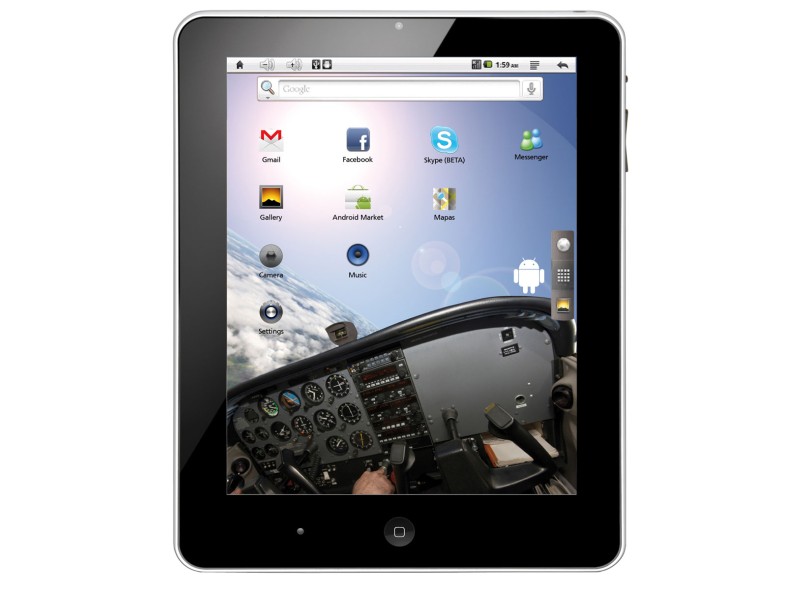 Tablet Multilaser Life 8" 4 GB Wi-Fi Android 2.2 (FroYo) NB002