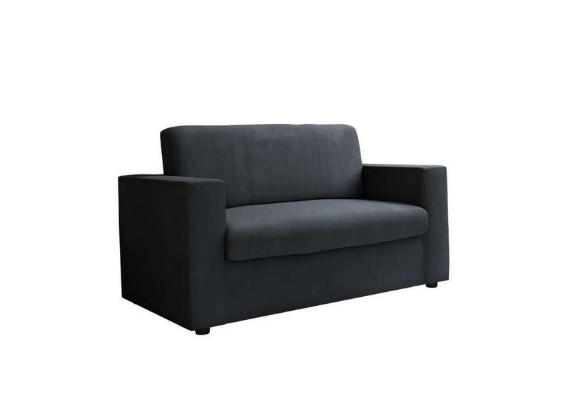 Sofá 2 lugares Suede Zoy Mobly