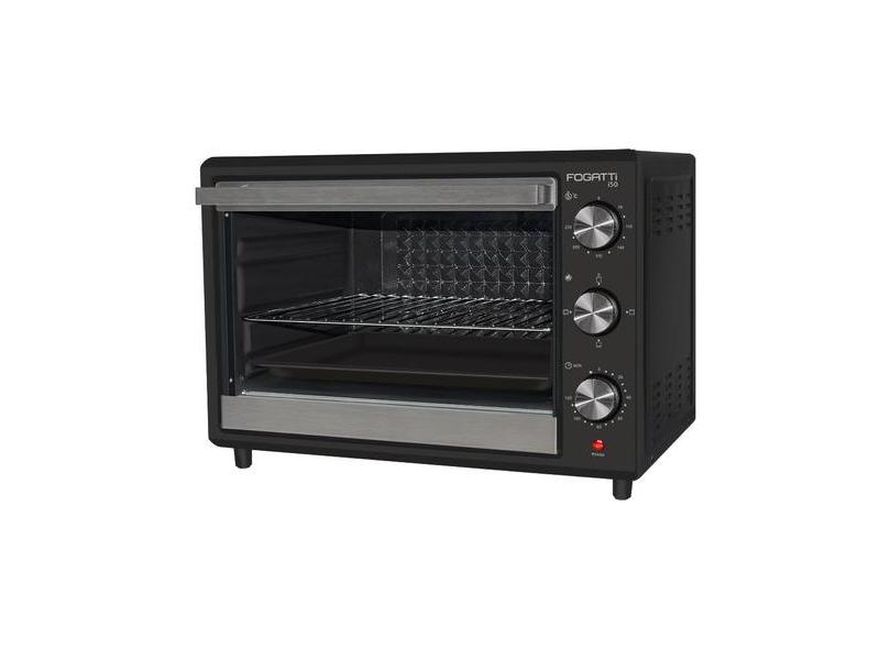 Forno Elétrico De Bancada 50 Litros Preto 220v I50 Fogatti