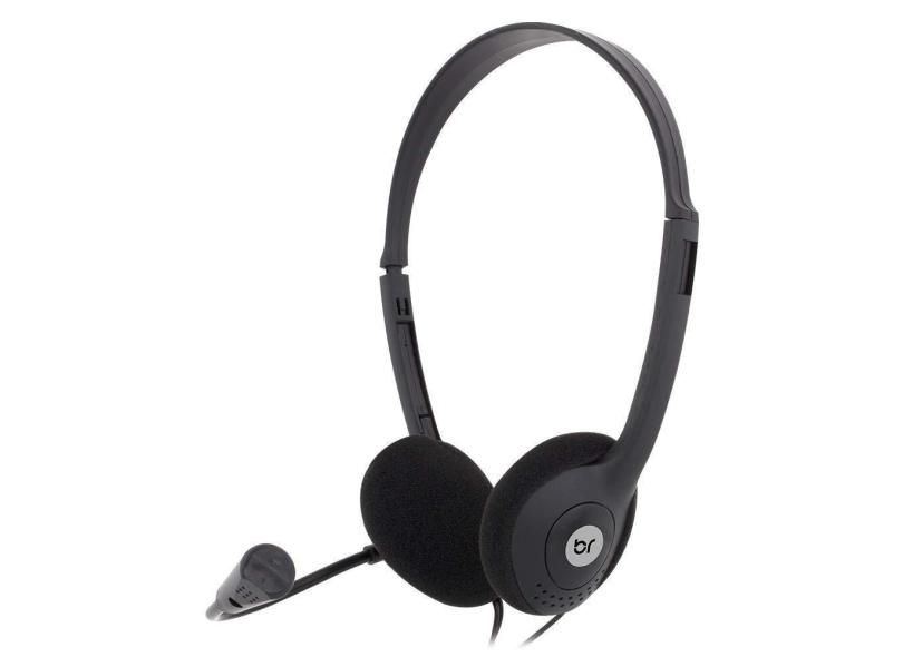 Headset Bright 0010 Office, 100Mw, P2, 32Ohm, Com Microfone