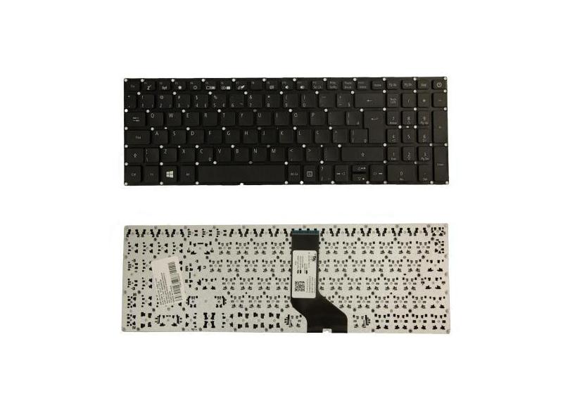 Teclado Para Notebook Bringit Compatível Com Acer Aspire Es1-572-36Xw