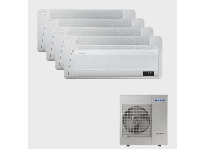 Ar Condicionado Multi Split Inverter Samsung fjm 34.000 btus q/f 220V + 1x Cassete 1 Via Wind Free 9.000 btus + 1x Cassete 1 Via Wind Free 12.000 btus + 3x High Wall WindFree 9.000 btus