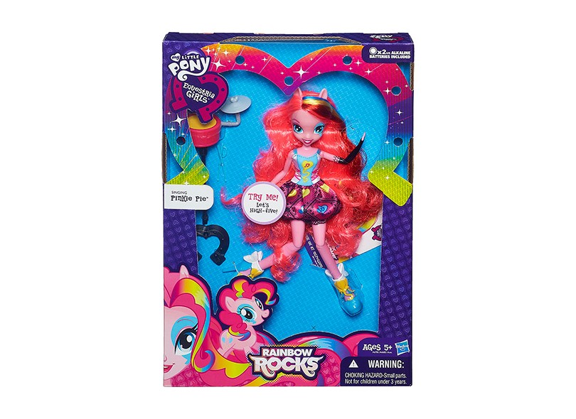 Boneca My Little Pony Equestria Girls Rainbow Rocks Pinkie Pie Hasbro